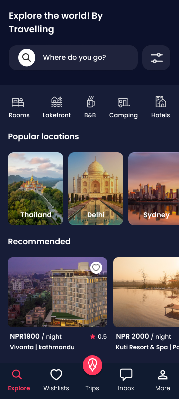 Yarsa Rooms mobile view
